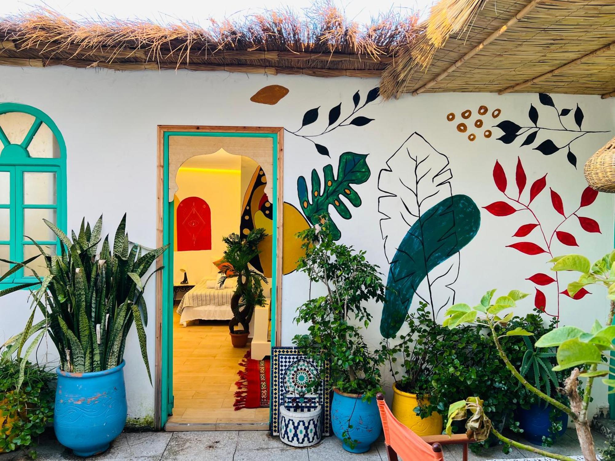 Art Riad Au Bord De La Mer El Jadida Luaran gambar